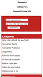 Mobile Screenshot of annuaire-musique.narayana.fr